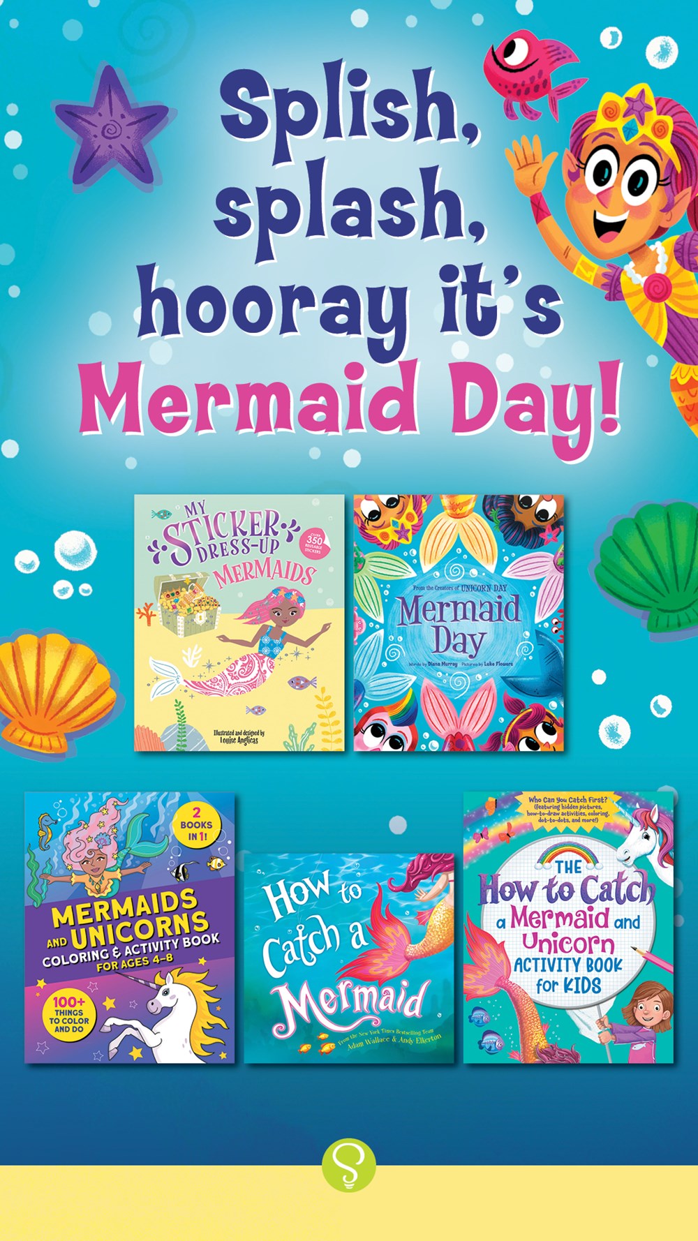 My Sticker Dress-Up: Mermaids: Reusable Sticker Activity Book for Endless Creative Play!