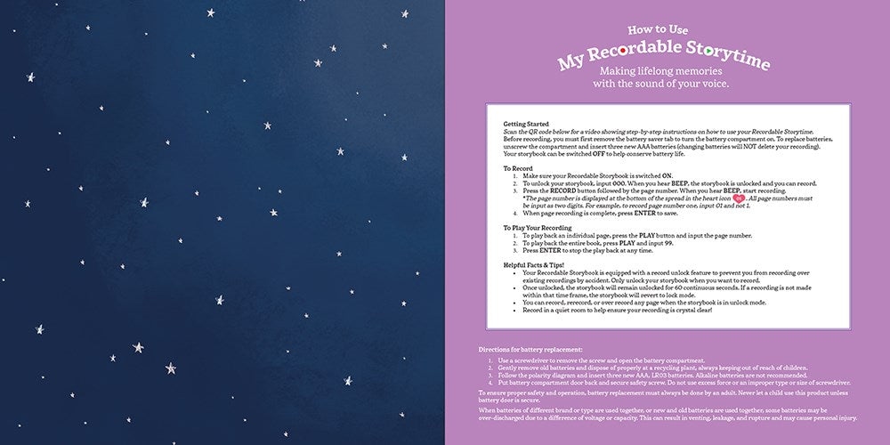 My Recordable Storytime: Sweet Dreams, Night Night