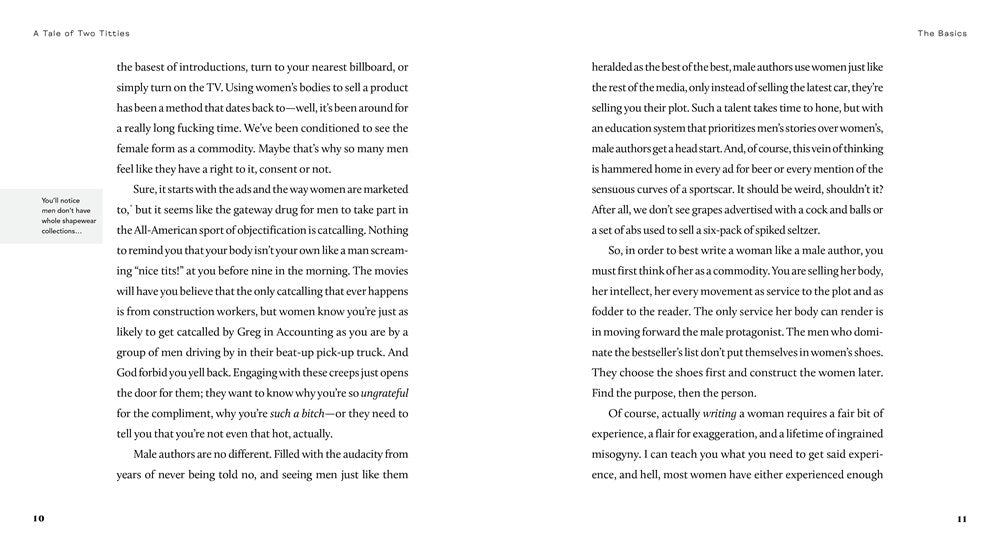 A Tale of Two Titties: A Writer's Guide to Conquering the Most Sexist Tropes in Literary History
