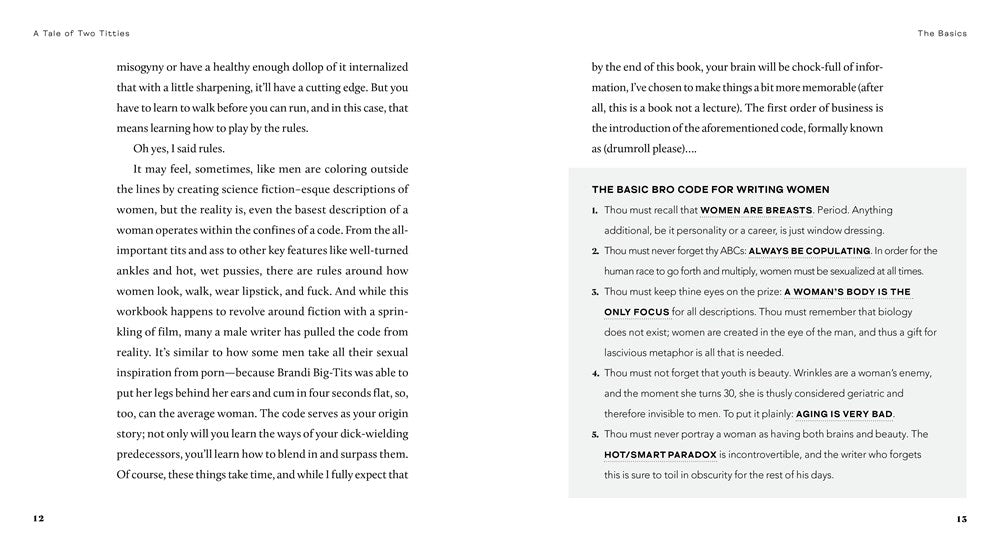 A Tale of Two Titties: A Writer's Guide to Conquering the Most Sexist Tropes in Literary History