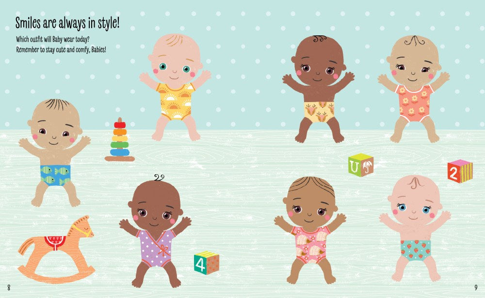 My Sticker Dress-Up: Babies: Awesome Activity Book with 350+ Stickers for Unlimited Possibilities!