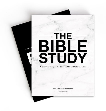 The Bible Study: A One-Year Study of the Bible and How It Relates to You (2-Volume Set Including the Old & New Testaments with Discussion Questions ... Study Guide; early Christmas gift ideas)