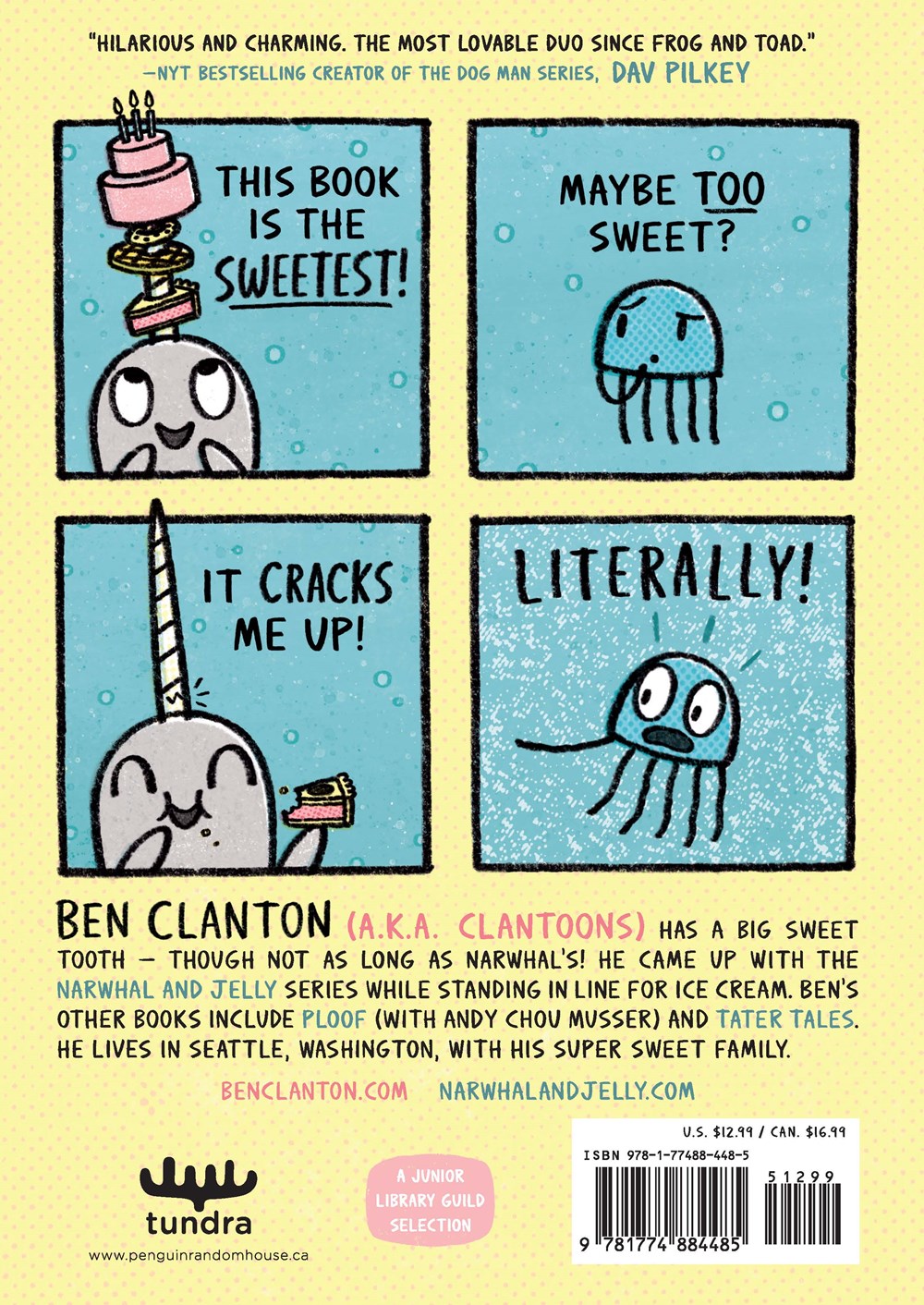 Narwhal's Sweet Tooth (A Narwhal and Jelly Book #9)