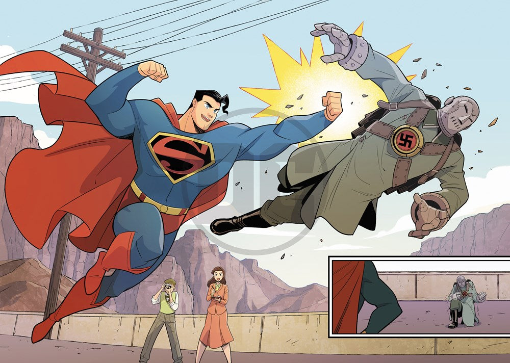 Superman Smashes the Klan
