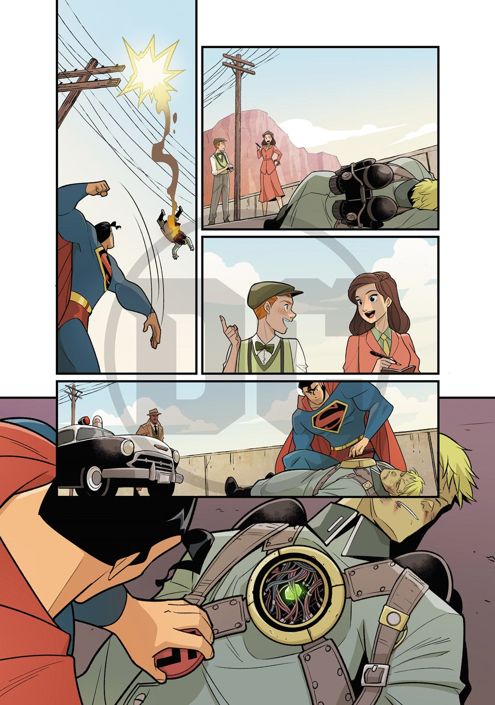 Superman Smashes the Klan