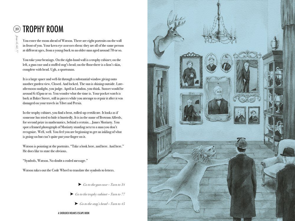 Sherlock Holmes Escape Book: Adventure of the Analytical Engine