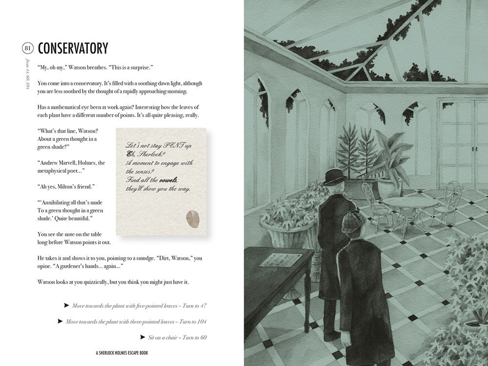 Sherlock Holmes Escape Book: Adventure of the Analytical Engine