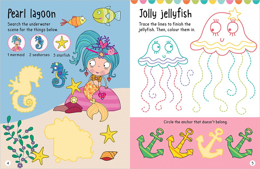 My Unicorns and Mermaids Sticker Book