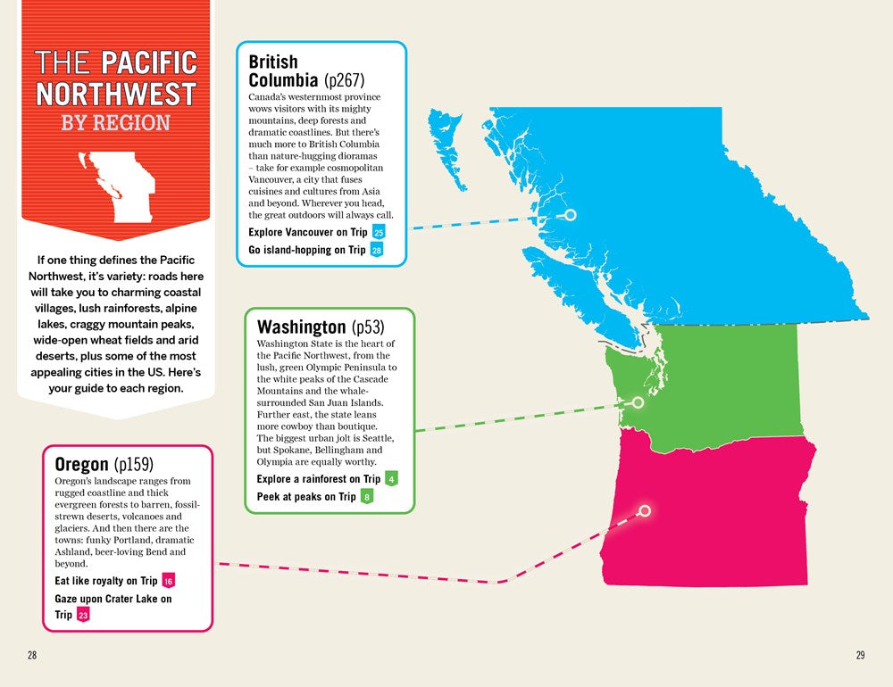 Lonely Planet Pacific Northwest's Best Trips