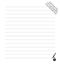 Bibliophile Literary Notepad