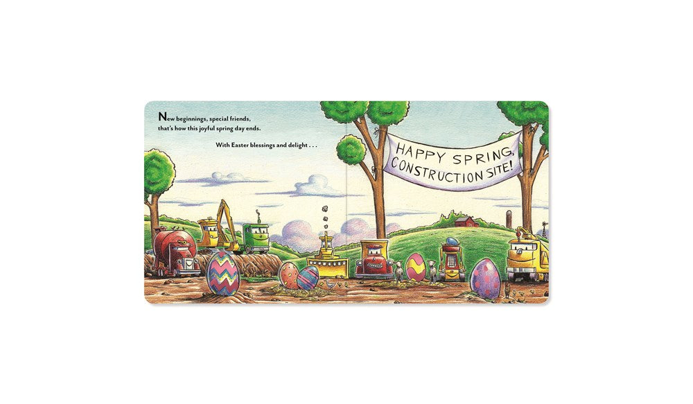 Construction Site: Spring Delight: An Easter Lift-the-Flap Book (Goodnight Construction Site)