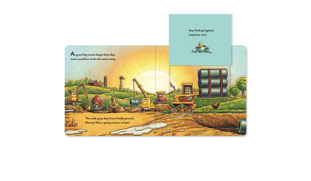 Construction Site: Spring Delight: An Easter Lift-the-Flap Book (Goodnight Construction Site)