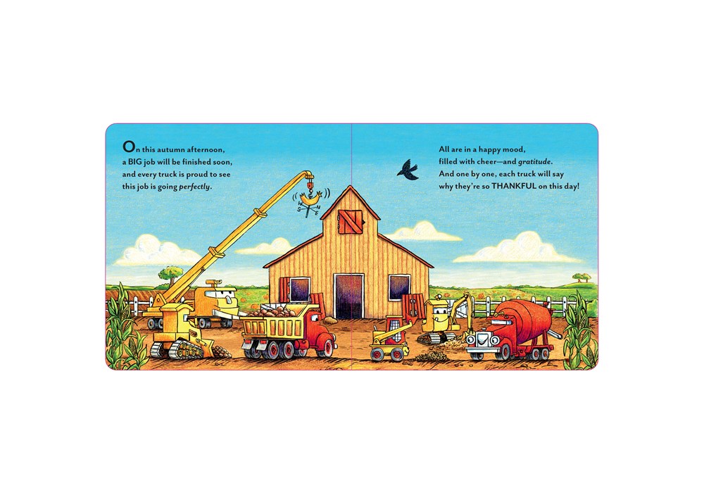 Construction Site A Thankful Night: A Thanksgiving Lift-the-Flap Book (Goodnight Construction Site)