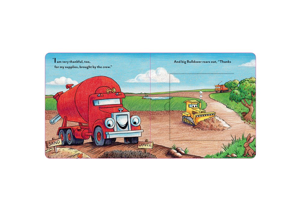 Construction Site A Thankful Night: A Thanksgiving Lift-the-Flap Book (Goodnight Construction Site)