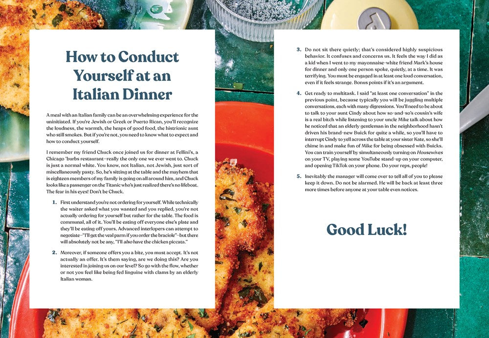 Your Pasta Sucks: A "Cookbook"