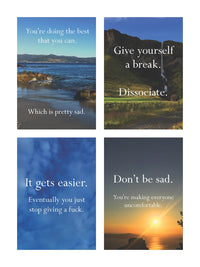 Disappointing Affirmations Sticker Book: 100+ Stickers to Stick Wherever