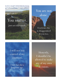 Disappointing Affirmations Sticker Book: 100+ Stickers to Stick Wherever