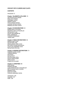 Crochet with Flowers and Plants