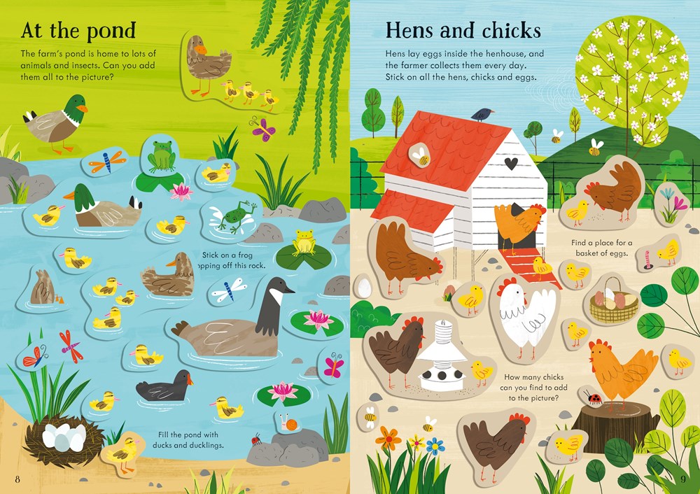 Little First Stickers Farm: A Fun and Bestselling Sticker Activity Book with Cows, Sheep, and Chickens