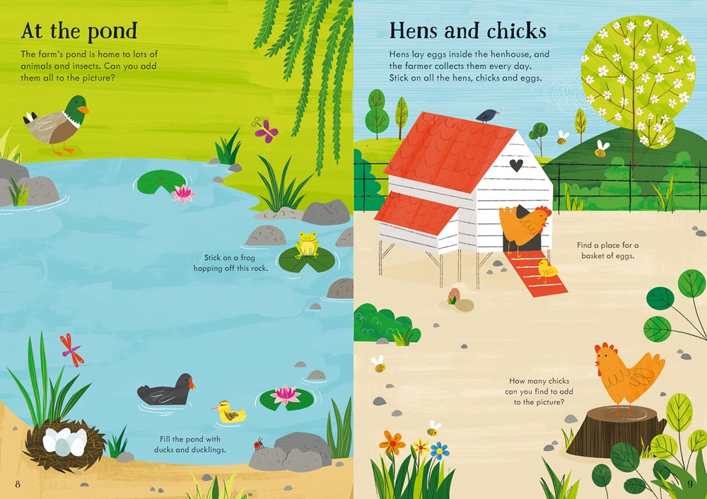 Little First Stickers Farm: A Fun and Bestselling Sticker Activity Book with Cows, Sheep, and Chickens
