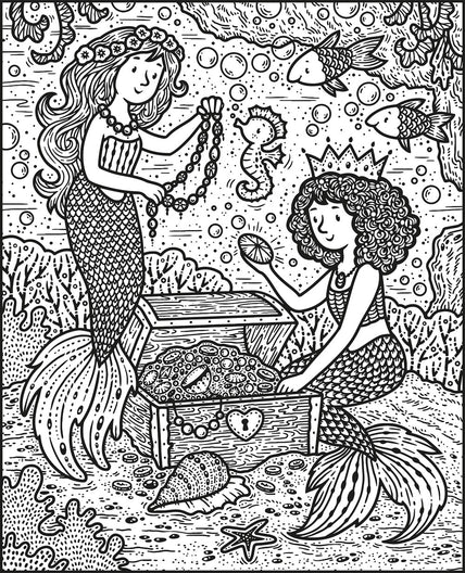 Mermaids Magic Painting Book: An Interactive No-Mess Magic Painting Activity Book for Kids, with Mermaids, Dolphins, and Beach Scenes