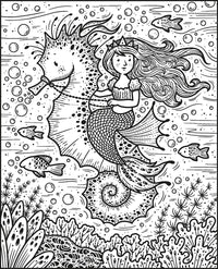 Mermaids Magic Painting Book: An Interactive No-Mess Magic Painting Activity Book for Kids, with Mermaids, Dolphins, and Beach Scenes