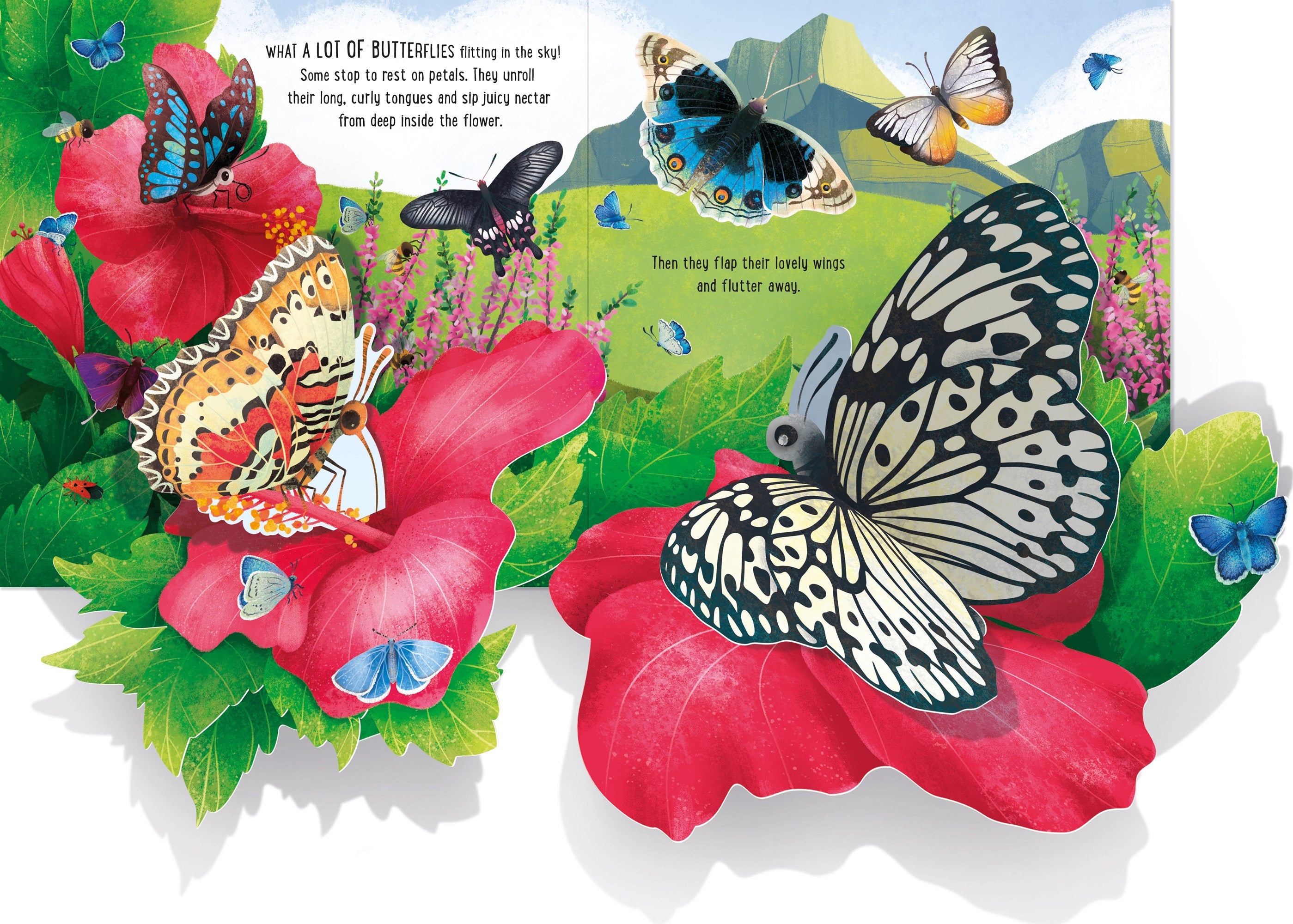 Pop-Up Butterflies: Beautiful Interactive Pop-Up Butterflies for Young Kids