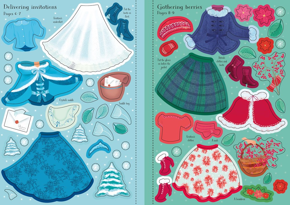 Little Sticker Dolly Dressing Snow Princess: An Interactive and Enchanting Sticker Adventure With Dress-Up Fun For Kids Exploring Winter Activities