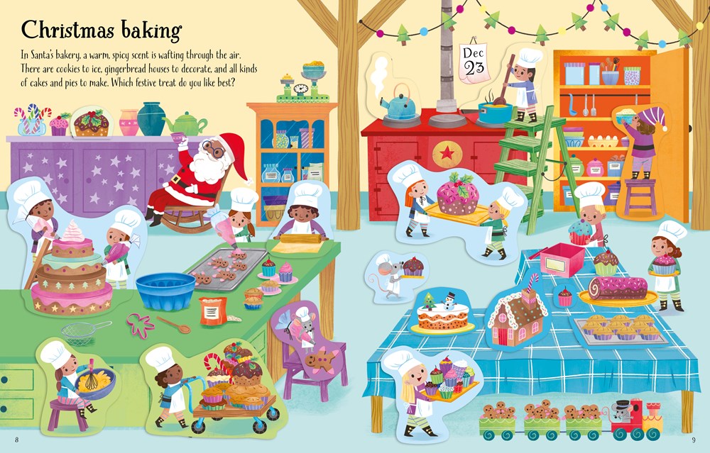 First Sticker Book Christmas: Enchanting Holiday Decorating Fun with over 150 Stickers, Perfect for Toddlers and Preschoolers