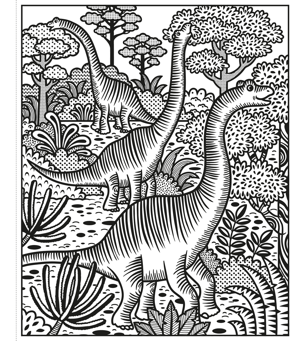 Dinosaurs Magic Painting Book: An Interactive No-Mess Magic Painting Activity Book for Kids, with Raptors, Pterodactyls, and Baby Dinos