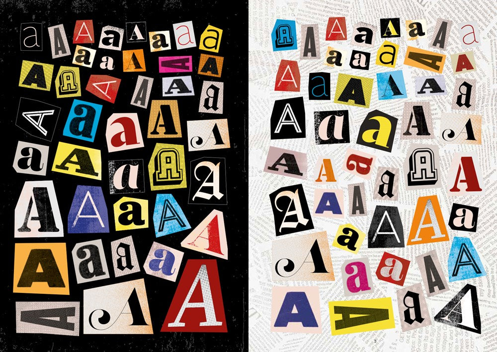 The Ransom Note Sticker Book: Thousands of letters for your anonymous messages