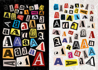 The Ransom Note Sticker Book: Thousands of letters for your anonymous messages