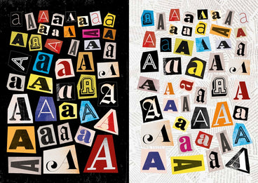 The Ransom Note Sticker Book: Thousands of letters for your anonymous messages