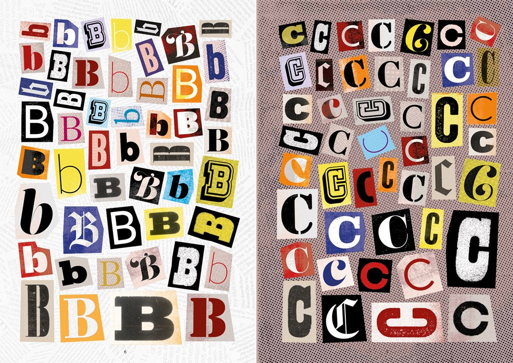 The Ransom Note Sticker Book: Thousands of letters for your anonymous messages