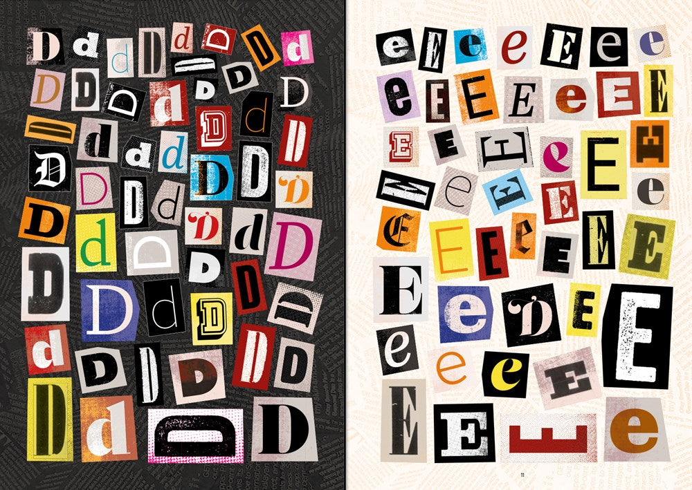 The Ransom Note Sticker Book: Thousands of letters for your anonymous messages