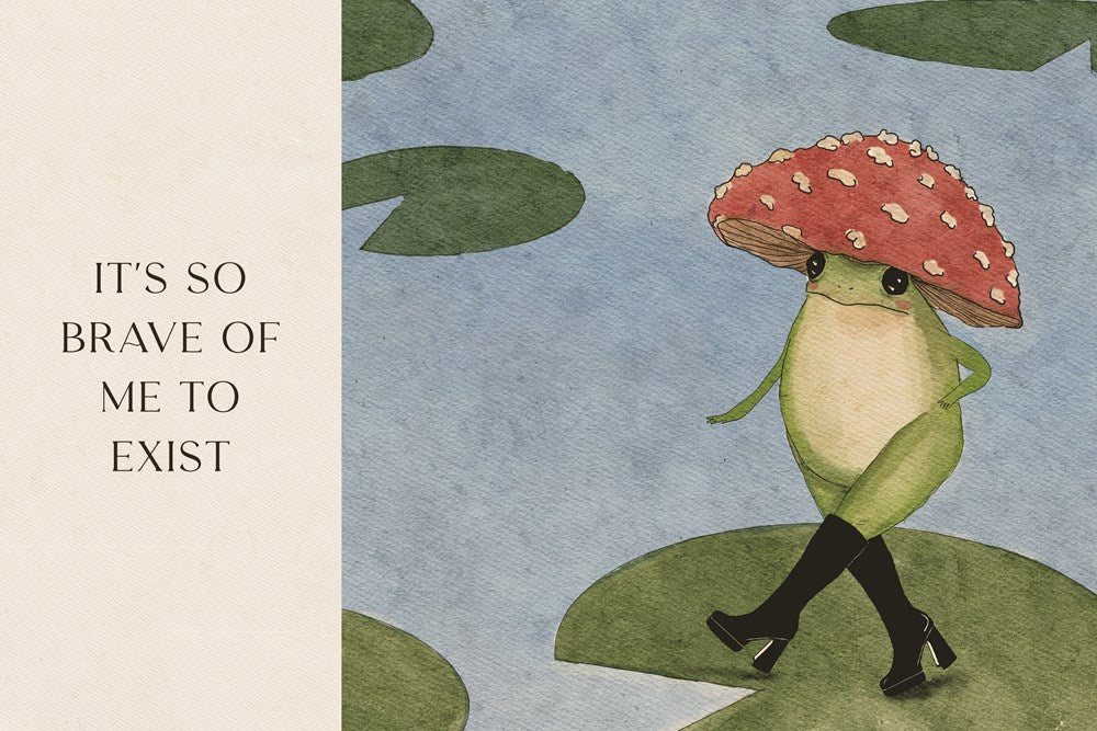 The Little Frog's Guide to Self-Care: Affirmations, Self-Love and Life Lessons According to the Internet's Beloved Mushroom Frog