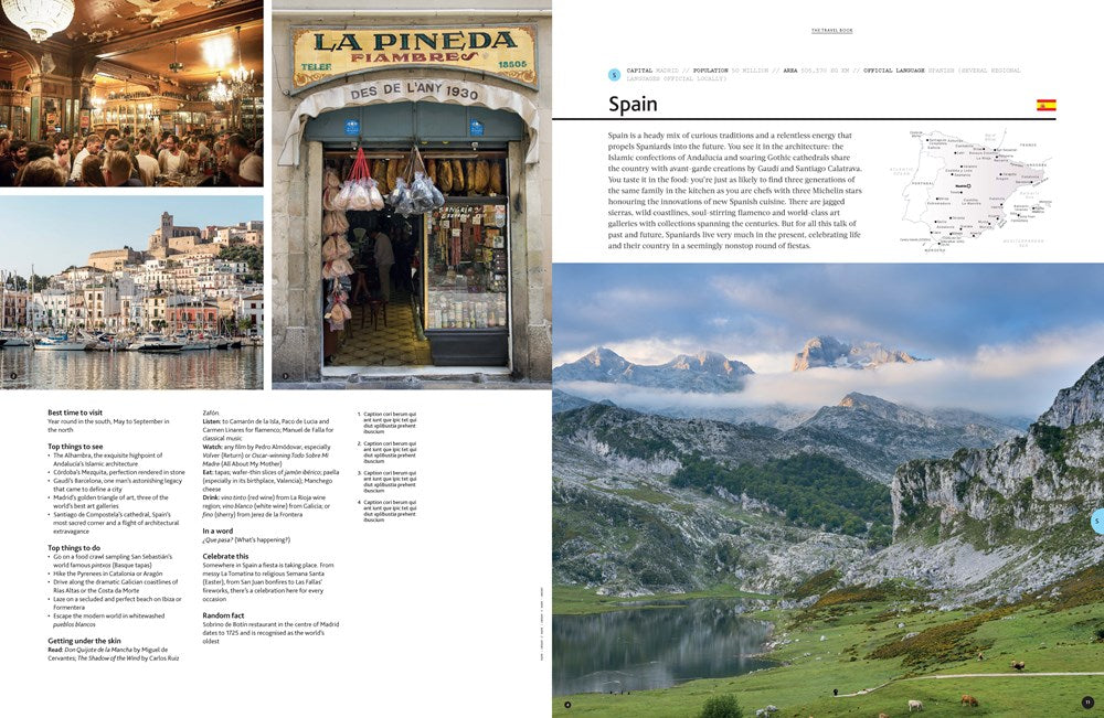 The Travel Book: A Complete Guide to Every Country in the World with Expert Travel Tips, Stunning Photography, Cultural Insights & Detailed Maps (Lonely Planet)