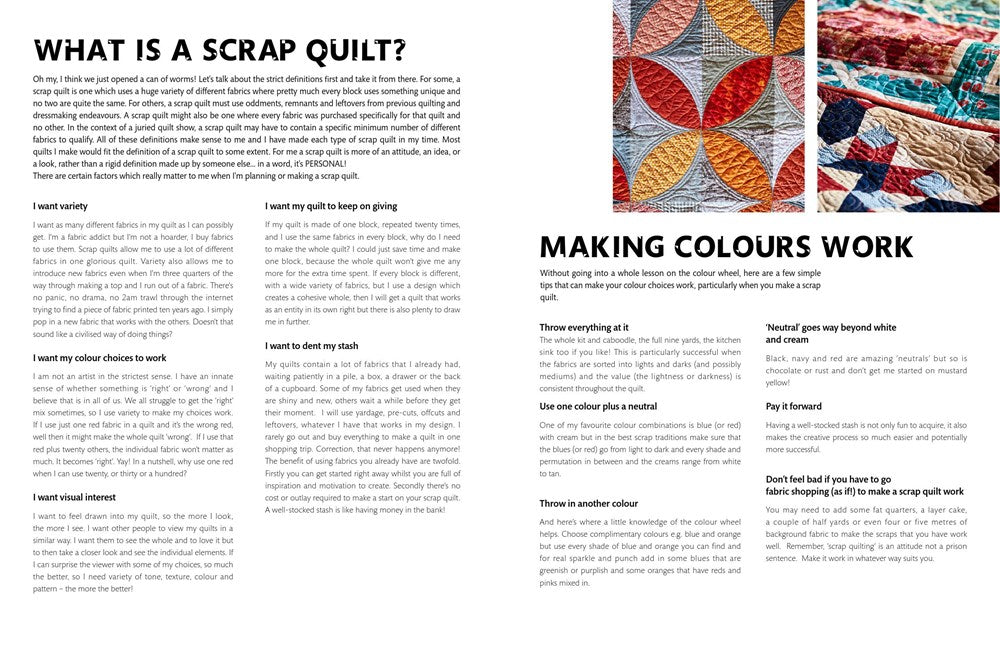 Use Scraps, Sew Blocks, Make 100 Quilts