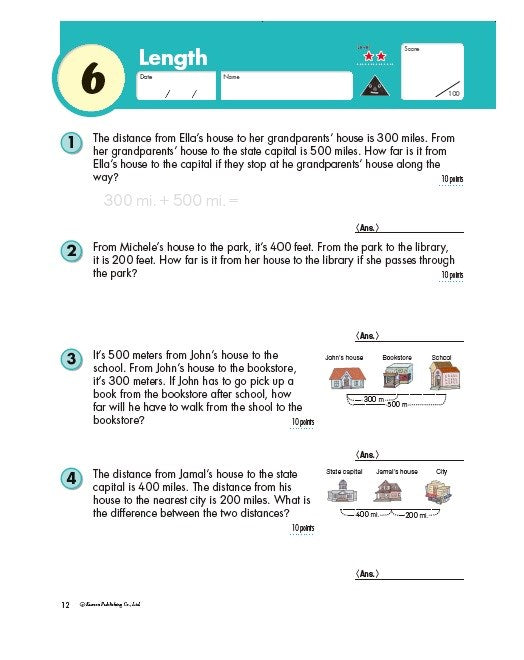 Kumon Grade 3 Word Problems (Kumon Math Workbooks) (Kumon Math Workbooks Grade 3)