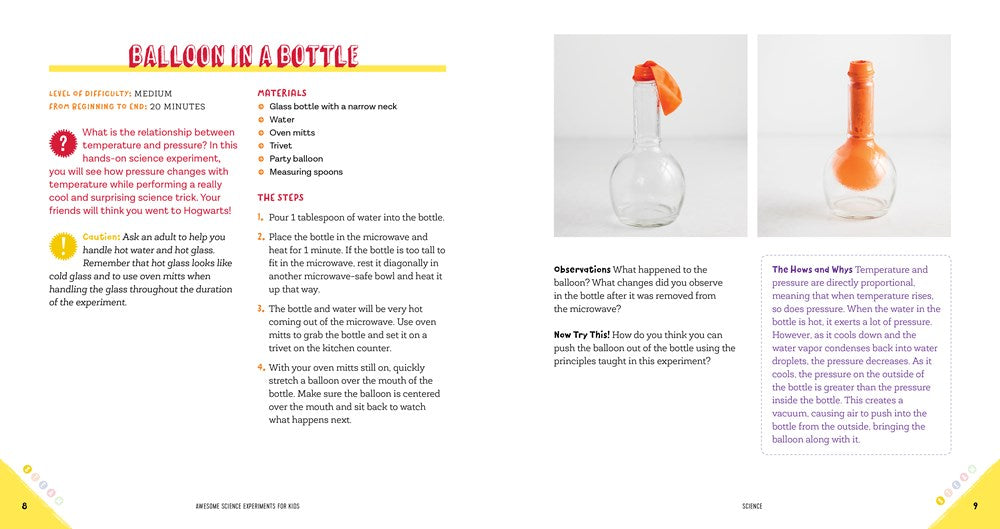 Awesome Science Experiments for Kids: 100+ Fun STEM / STEAM Projects and Why They Work (Awesome STEAM Activities for Kids)