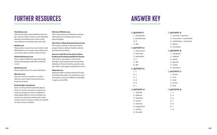The Vocabulary Builder Workbook: Simple Lessons and Activities to Teach Yourself Over 1,400 Must-Know Words
