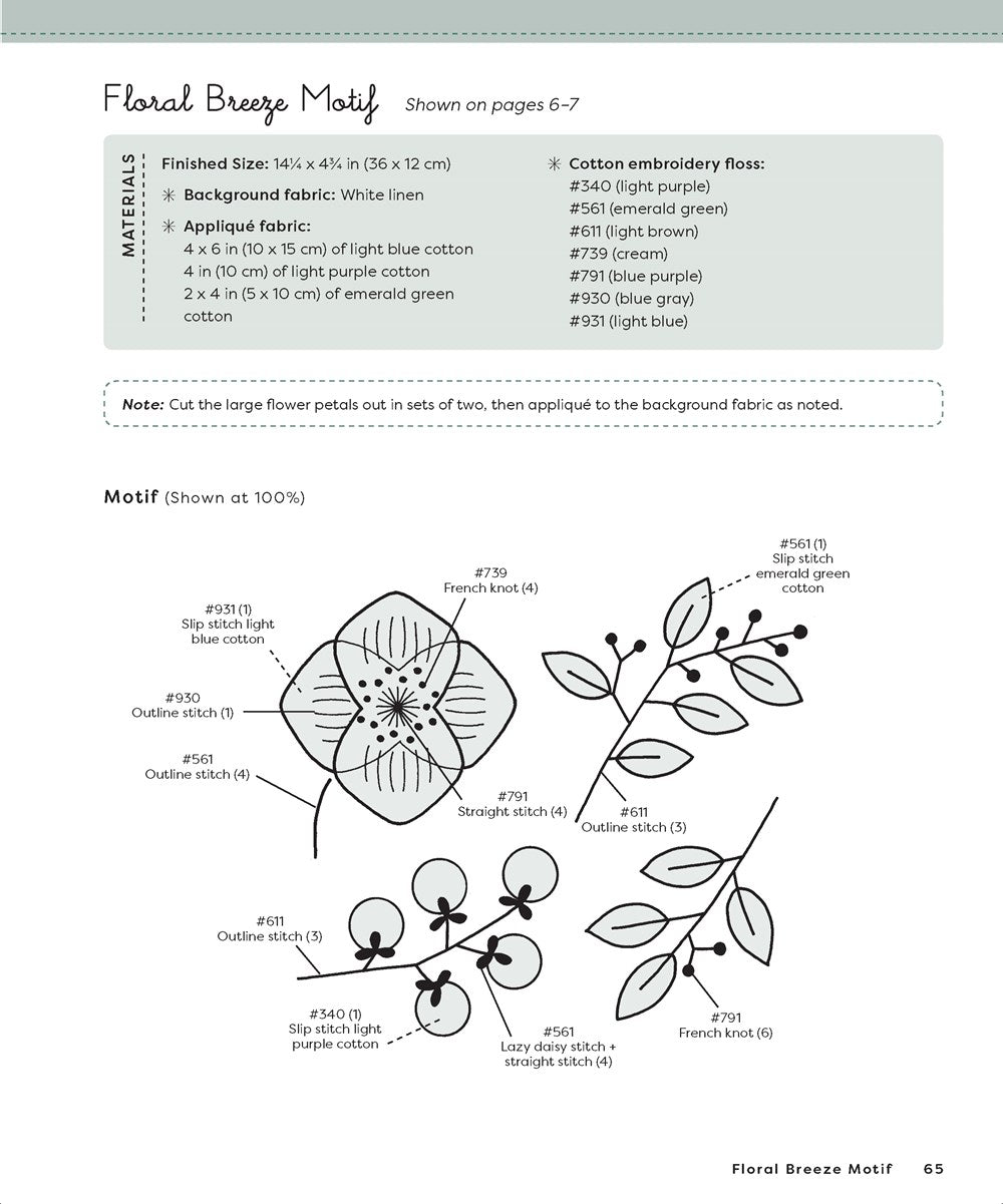 Simply Stitched with Appliqué