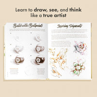 The Artist's Drawing Book: Learn How to Draw, Sketch, Shade, and More with Easy Lessons and Practice Pages