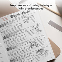 The Artist's Drawing Book: Learn How to Draw, Sketch, Shade, and More with Easy Lessons and Practice Pages