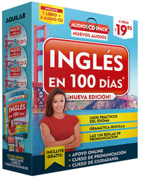 Inglés en 100 días - Curso de Inglés - Audio Pack (Libro + 3 CD's Audio) / English in 100 Days Audio Pack