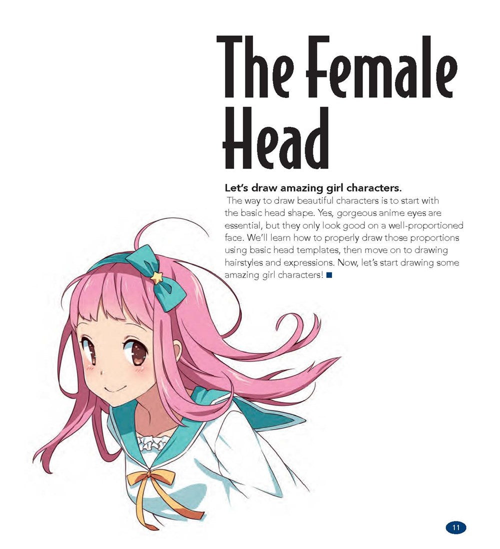 Master Guide to Drawing Anime: Amazing Girls: How to Draw Essential Character Types from Simple Templates - A How to Draw Anime / Manga Step by Step Book Series (Volume 2)