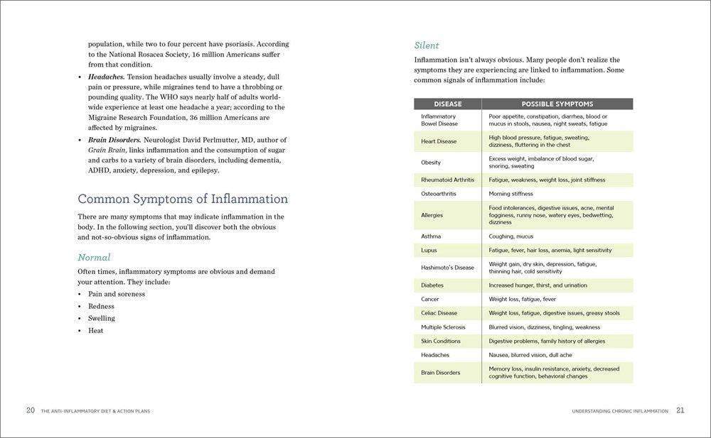 The Anti-Inflammatory Diet & Action Plans: 4-Week Meal Plans to Heal the Immune System and Restore Overall Health