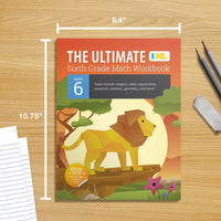 IXL The Ultimate 6th Grade Math Workbooks, Middle School Books for Kids Ages 11-12 Covering Geometry, Statistics, Mathematics Equations, Integers, Ratio, and More