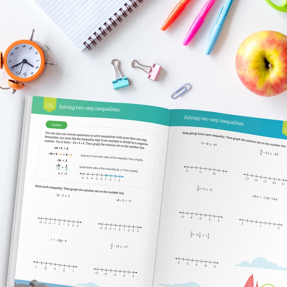 IXL The Ultimate 7th Grade Math Workbook, Middle School Books for Kids Ages 12-13 Covering Geometry, Algebra, Probability, Ratio, and More Mathematics (IXL Ultimate Workbooks)