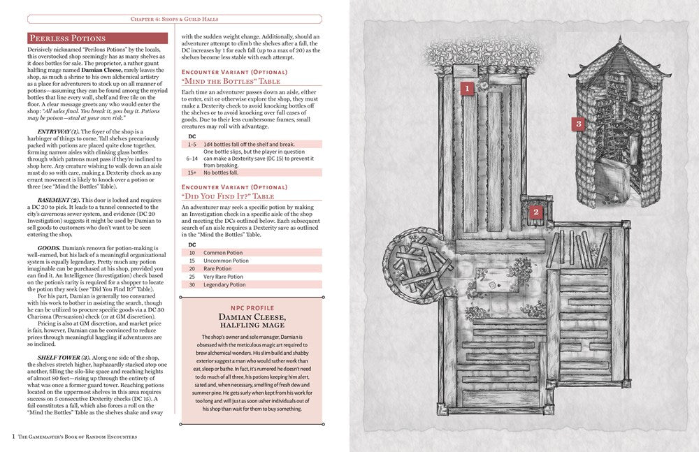 The Game Master's Book of Random Encounters: 500+ customizable maps, tables and story hooks to create 5th edition adventures on demand (The Game Master Series)